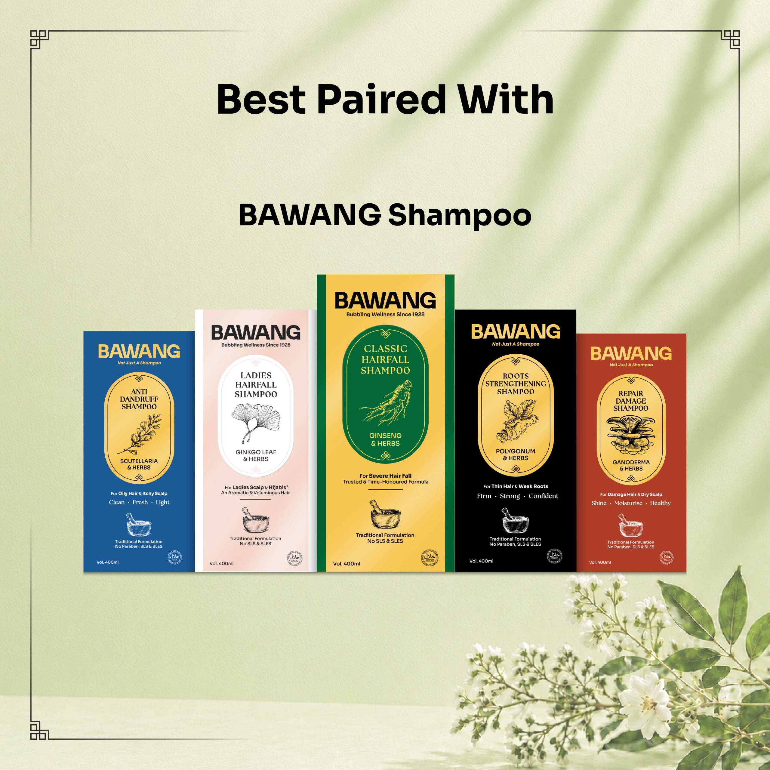 BAWANG Anti Hair Fall & Strengthen Roots TCM Hair Mask 280g - Image 5