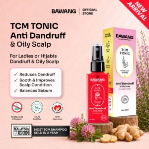 BAWANG Anti Dandruff & Oily Scalp TCM Tonic 60ML