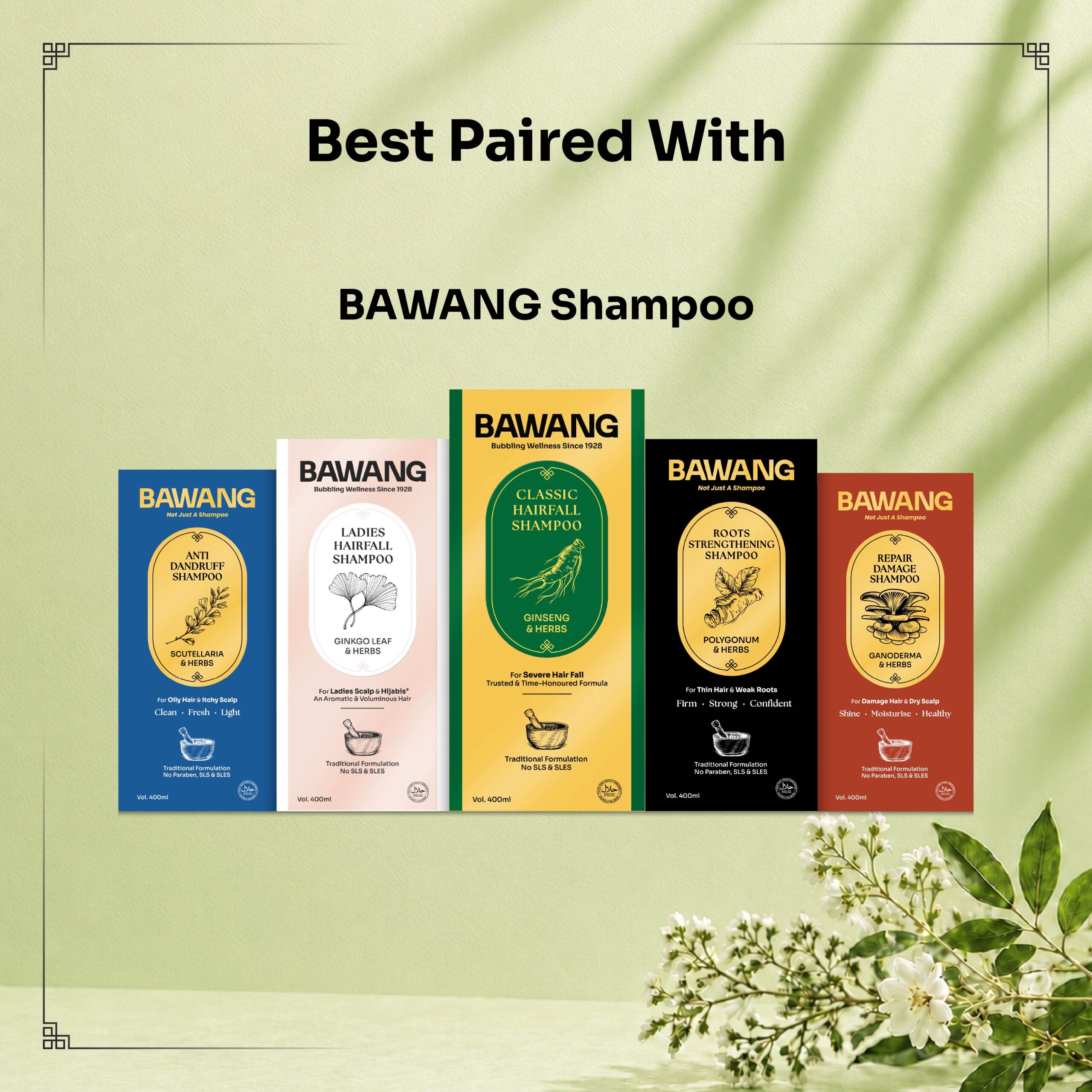 BAWANG Anti Hair Fall & Nourish Scalp TCM Tonic 60ML - Image 5