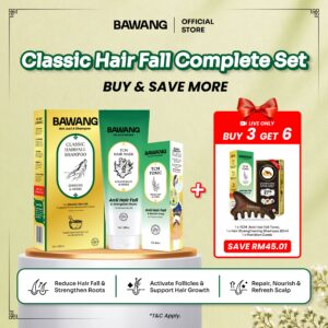 BAWANG Hair Fall Complete Set | TCM Herbal Formulation | Classic or Ladies